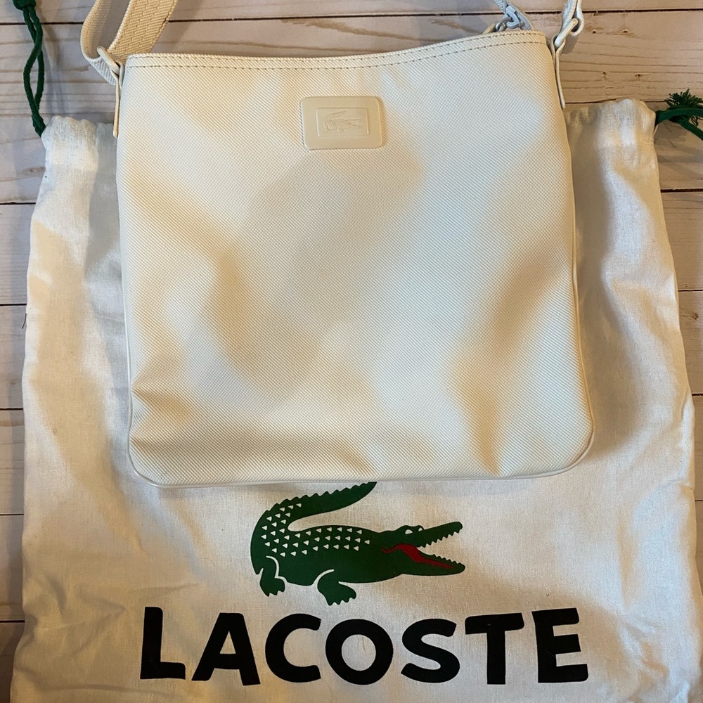 Lacoste Crossbody Bag (WHITE) - Picture 2 of 6